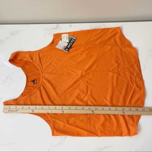 EMS Eastern Mountain Sports Women’s COOLMAX Fit Gear Orange Mesh Tank Top S - Picture 4 of 7